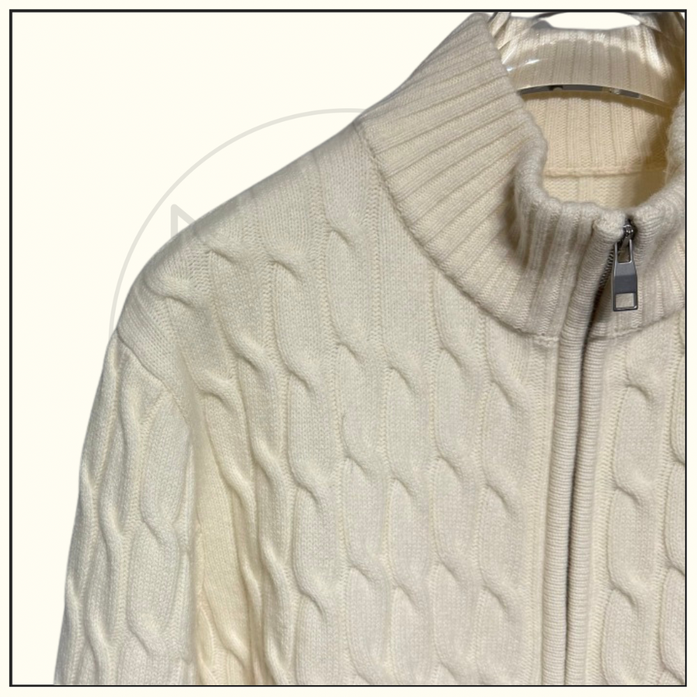 WOOL KNIT CARDIGAN