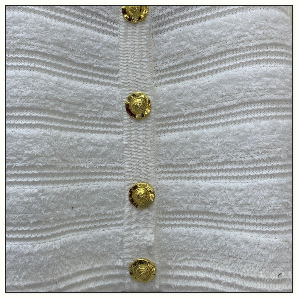 STRIPE KNIT CARDIGAN