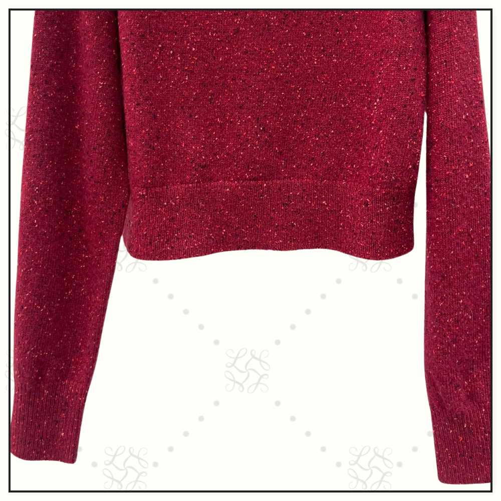 WOOL CASHMERE BLEND TURTLENECK