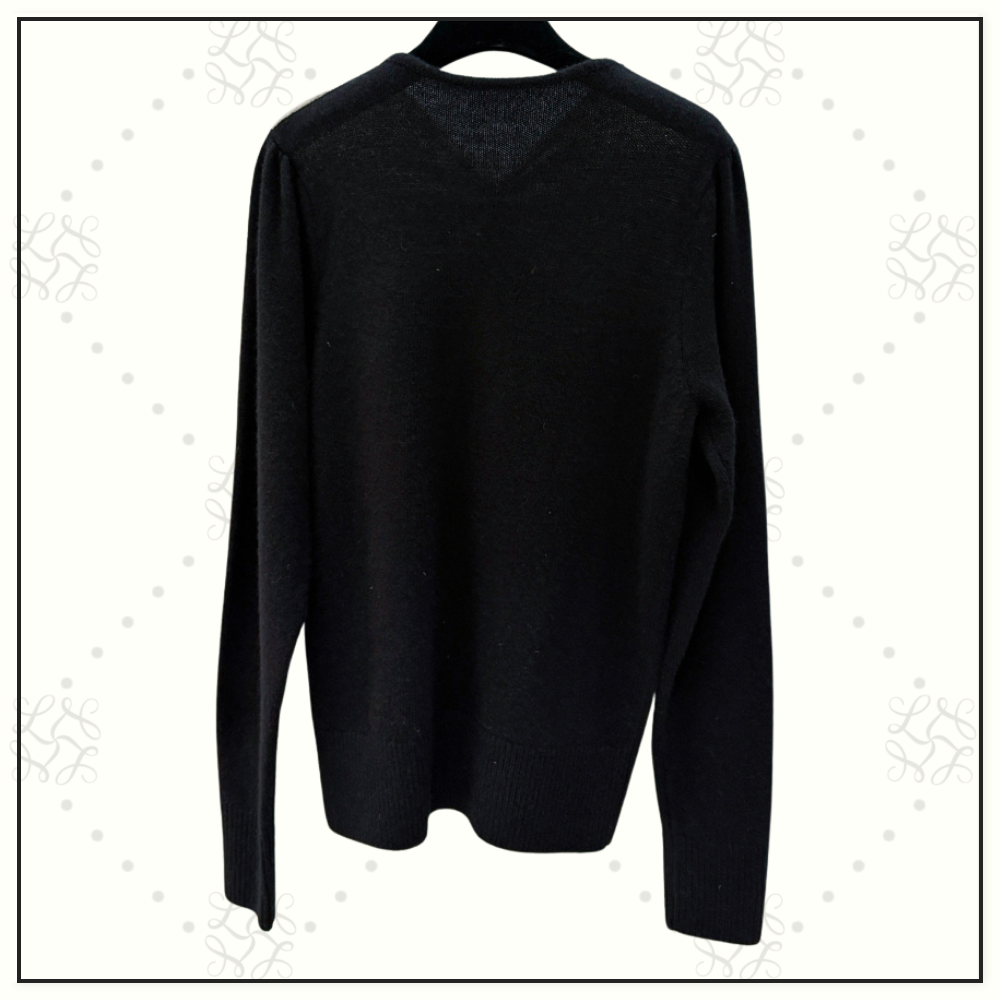 VIRGIN WOOL BOW DETAIL SWEATER