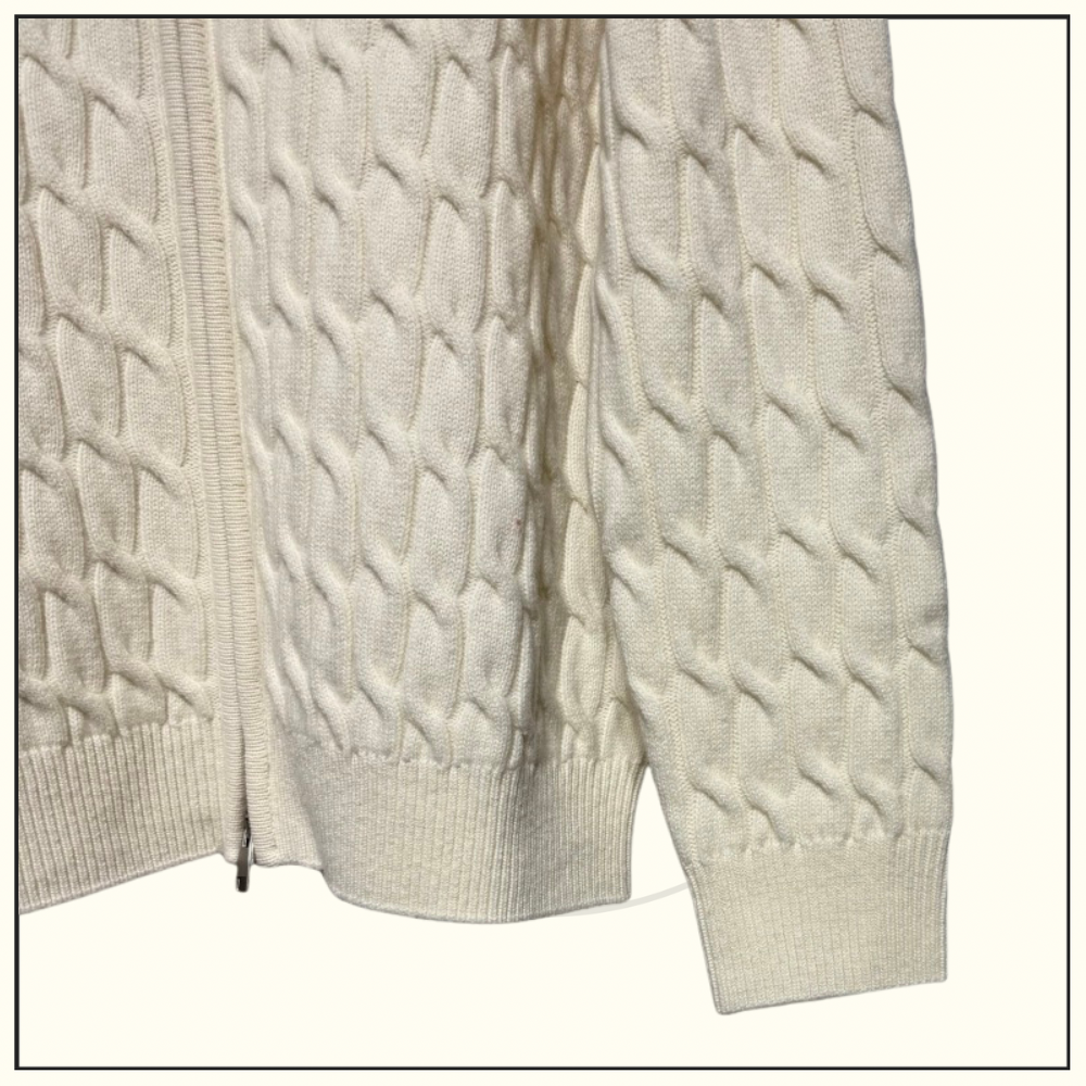 WOOL KNIT CARDIGAN