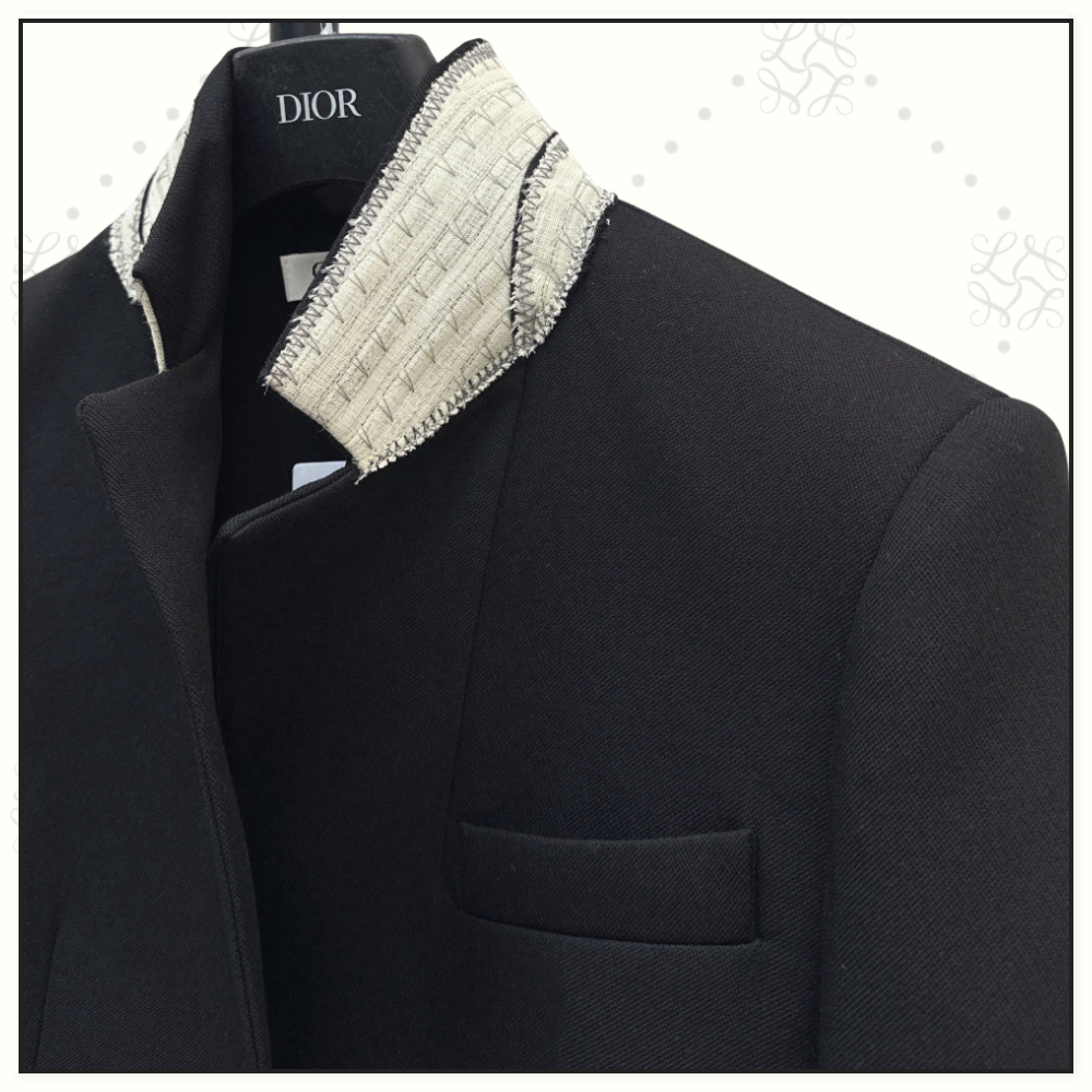 VIRGIN WOOL FITTED JACKET