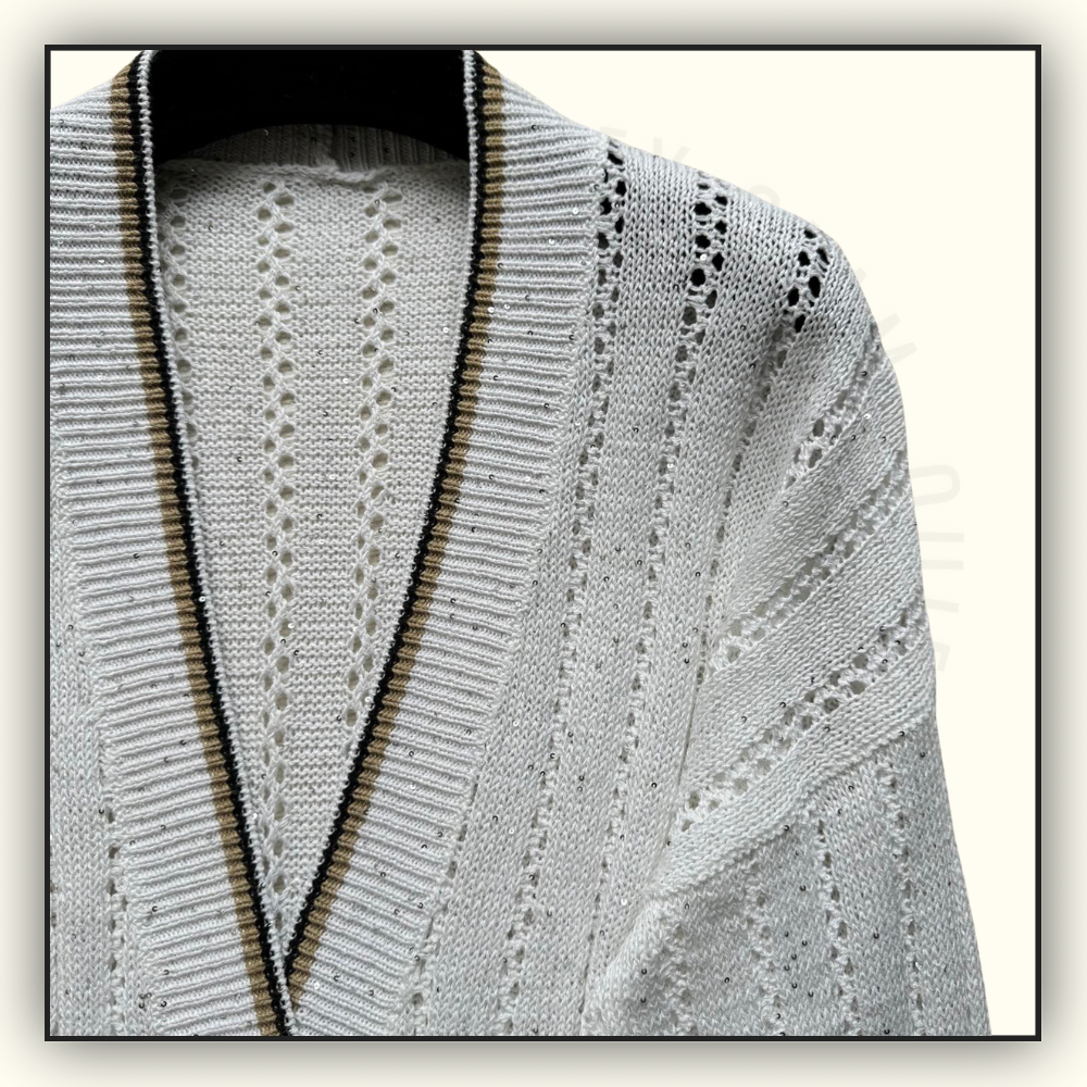 KNITWEAR V NECK CARDIGAN