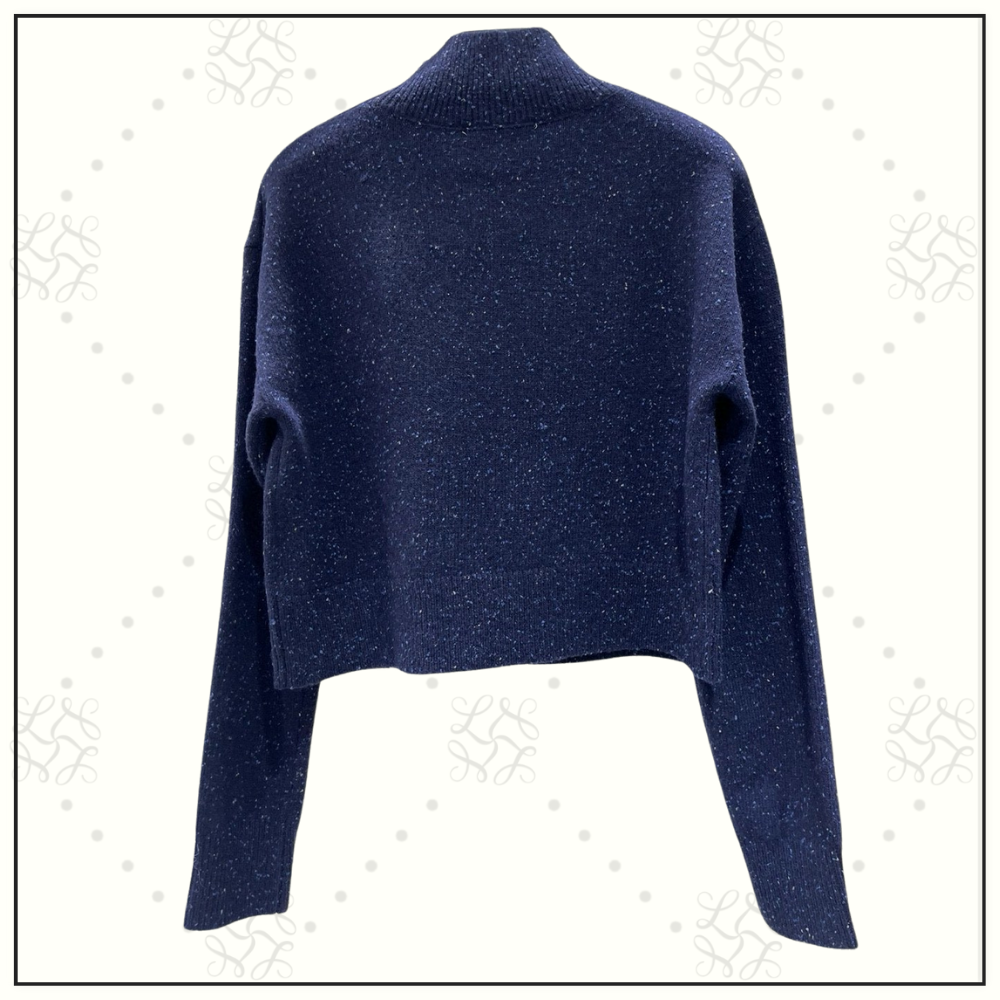 WOOL CASHMERE BLEND TURTLENECK