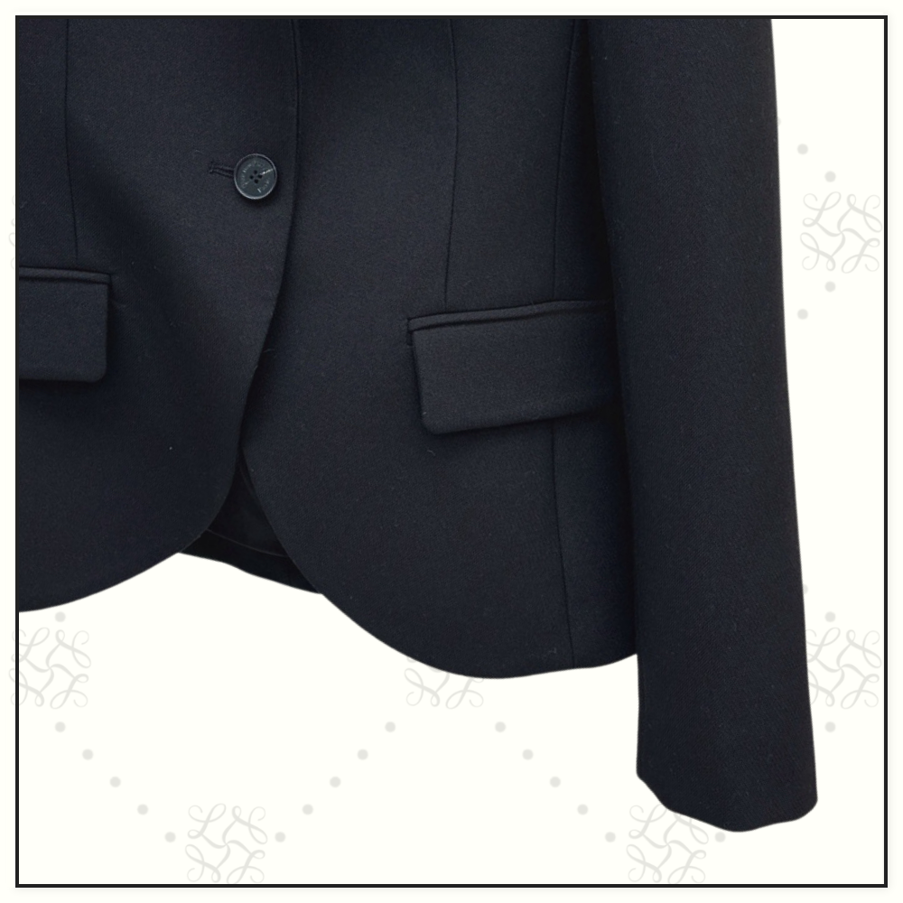 VIRGIN WOOL FITTED JACKET