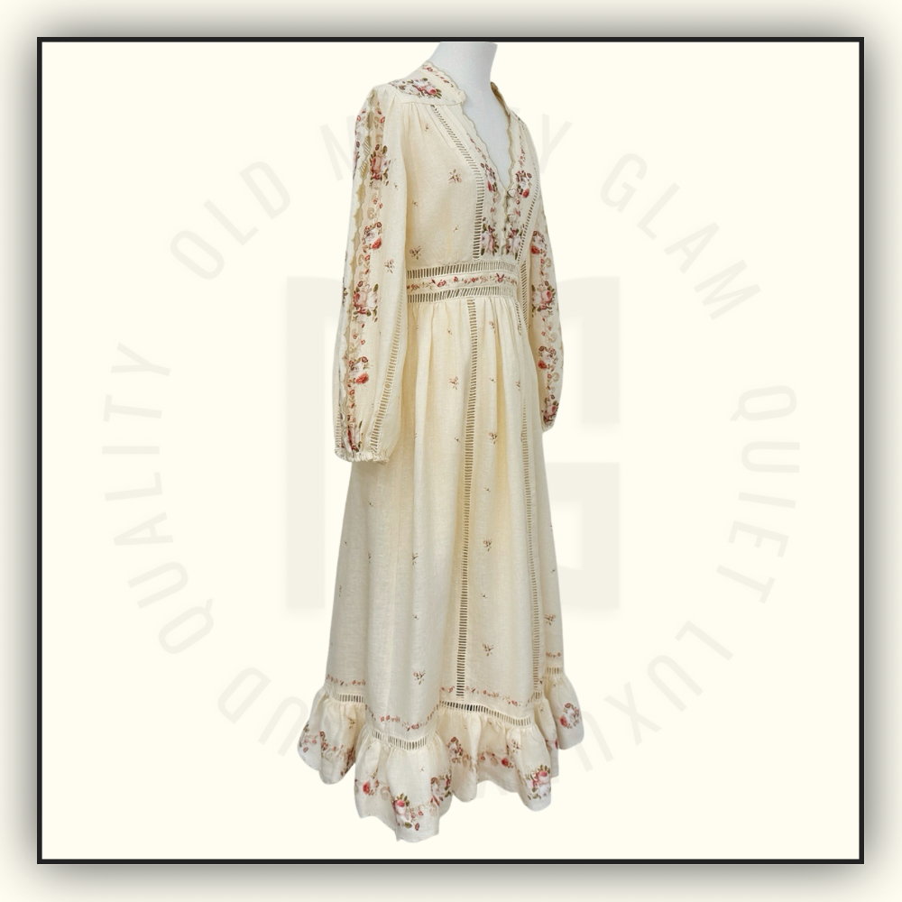 PATIENCE PLUNGE MIDI DRESS