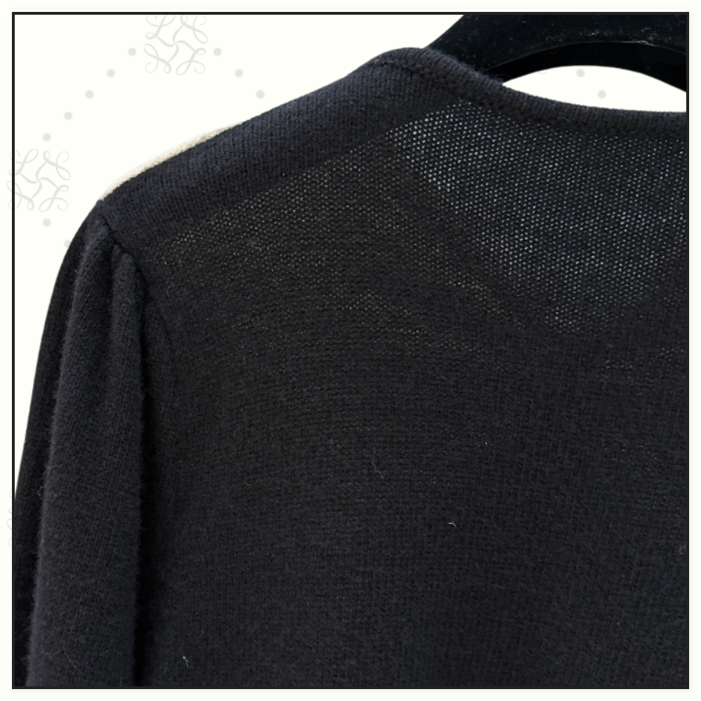 VIRGIN WOOL BOW DETAIL SWEATER