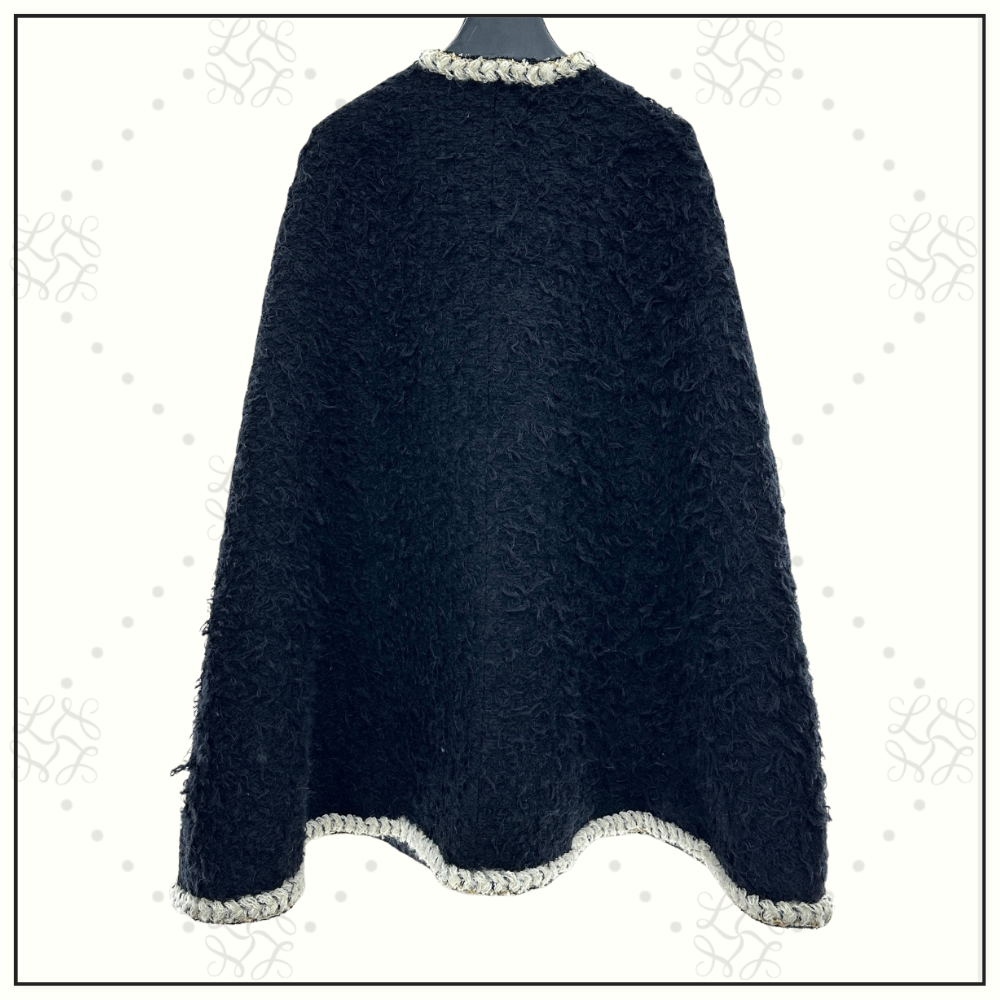 WOOL TWEED CAPE