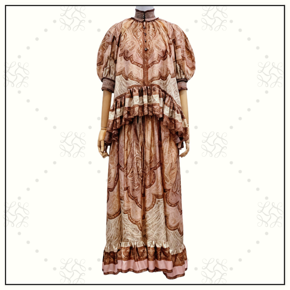 WANDERLUST FRILL BLOUSE & MAXI SKIRT