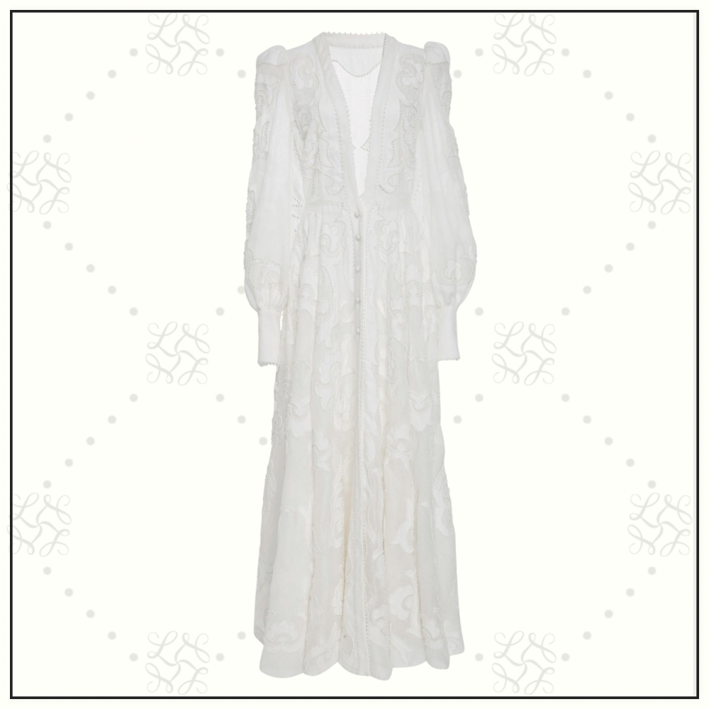 RADIATE APPLIQUÉ FLIP MAXI DRESS