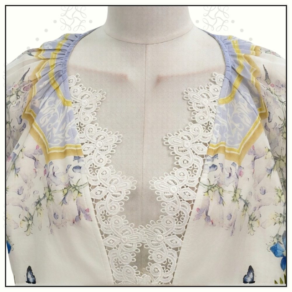 SHORT DRESS WITH DROPPED WAIST