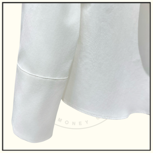 RUFFLED POPLIN SHIRT