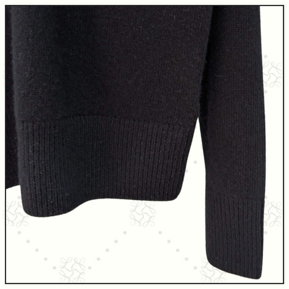 VIRGIN WOOL BOW DETAIL SWEATER