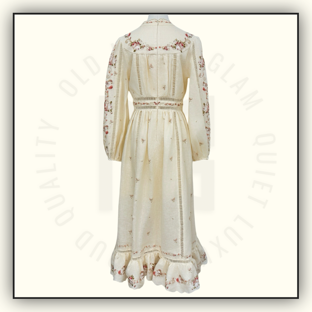 PATIENCE PLUNGE MIDI DRESS