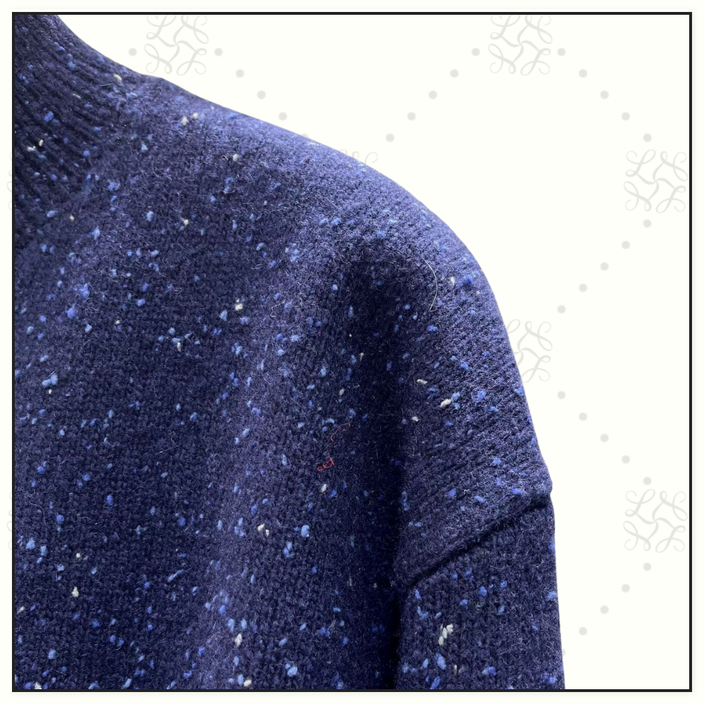 WOOL CASHMERE BLEND TURTLENECK