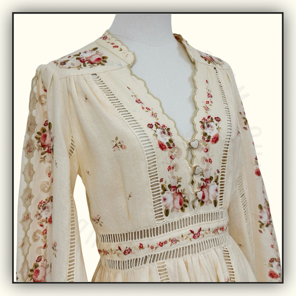 PATIENCE PLUNGE MIDI DRESS