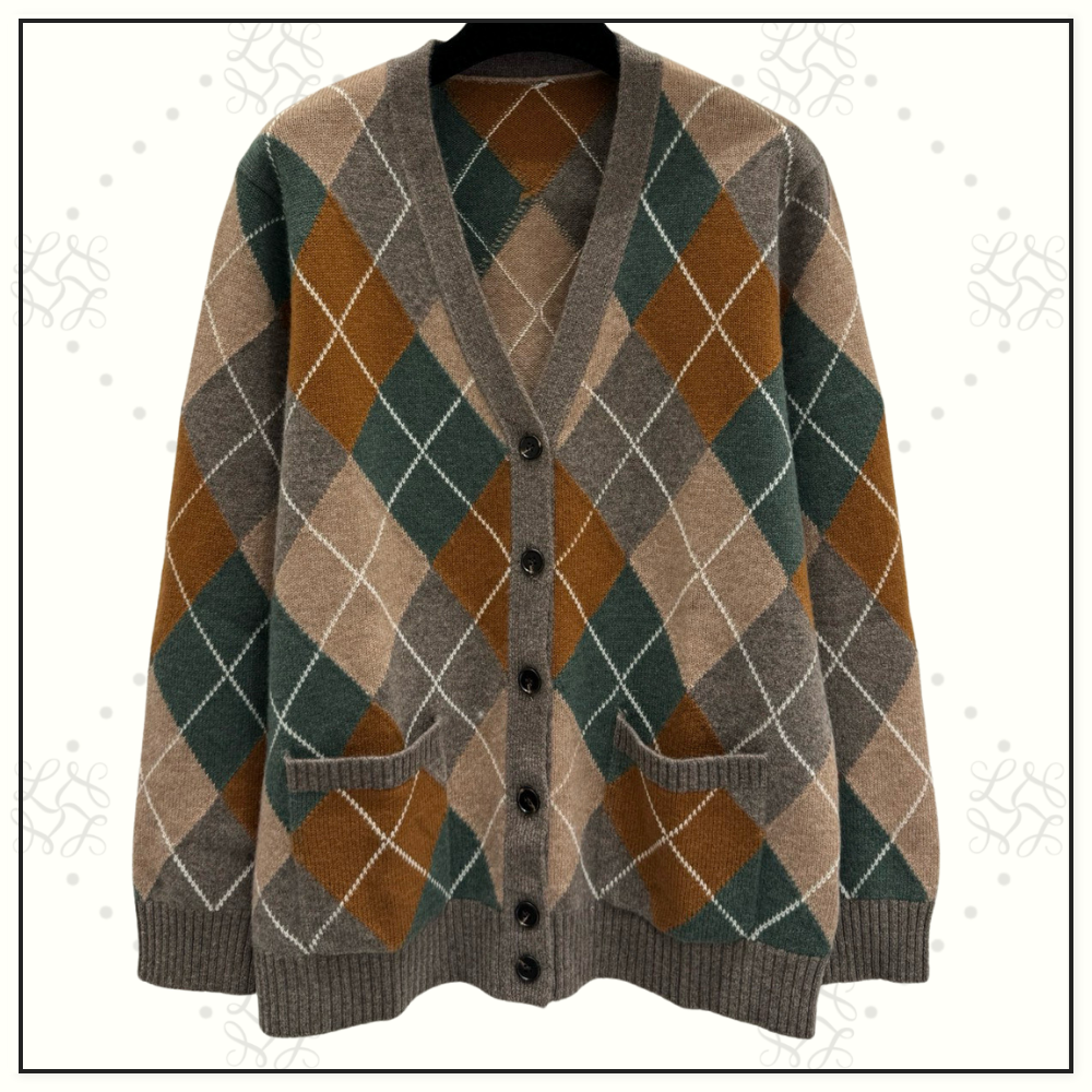 DRUMOAK VIRGIN WOOL CARDIGAN