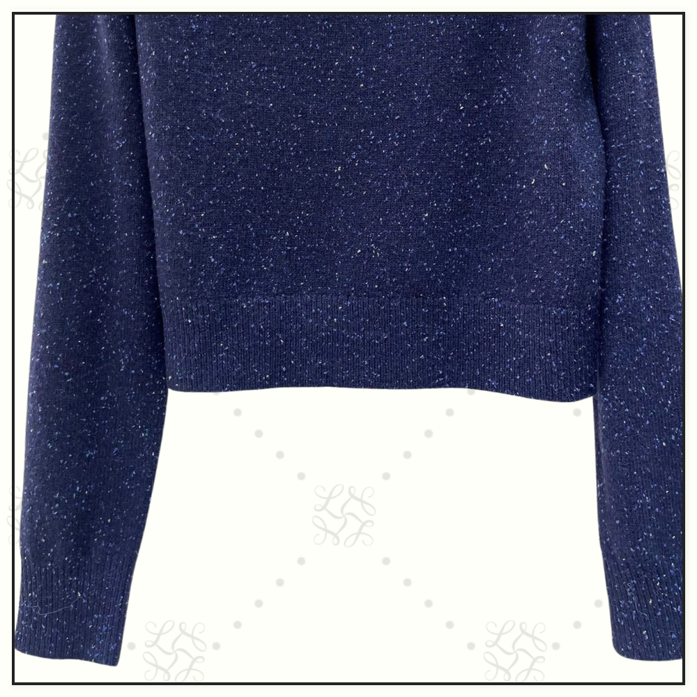 WOOL CASHMERE BLEND TURTLENECK