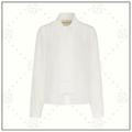 SILK BOW BLOUSE
