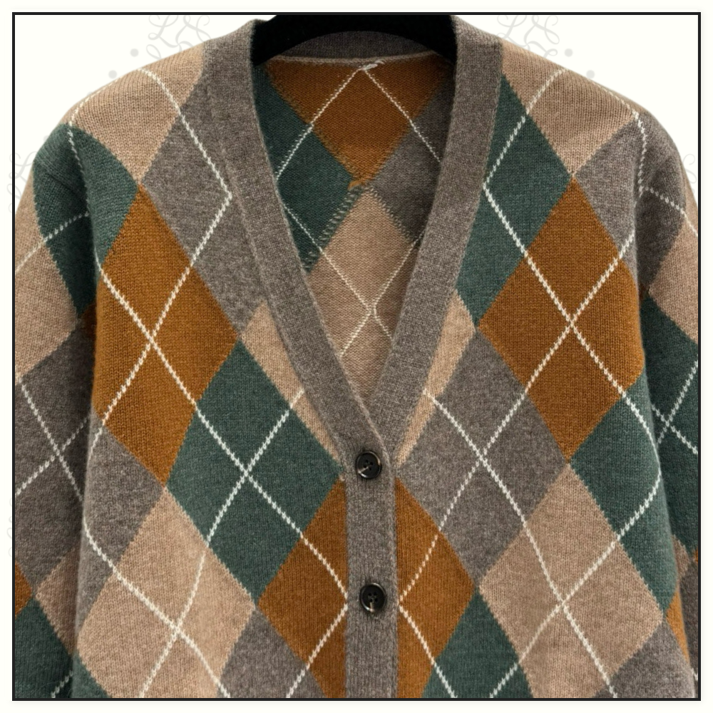 DRUMOAK VIRGIN WOOL CARDIGAN