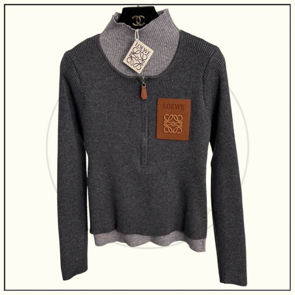 HALF ZIP TURTLENECK