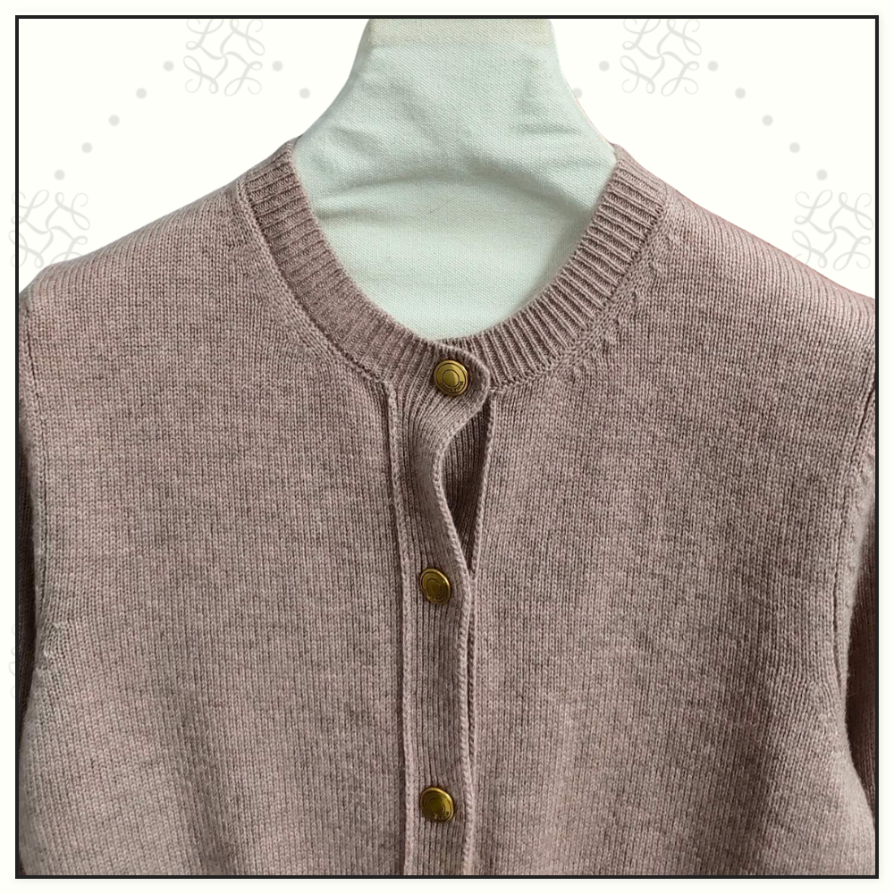 CASHMERE LINEN ROSE ISLAND CARDIGAN