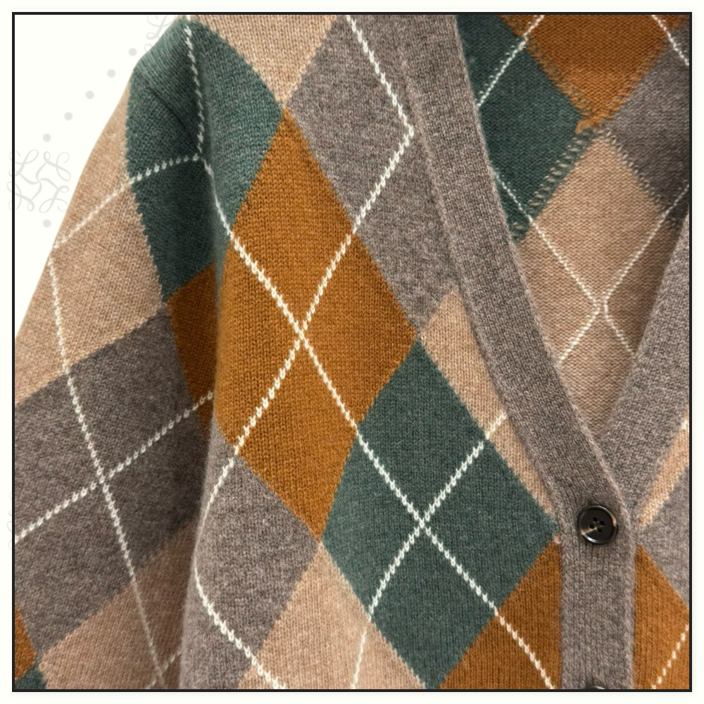 DRUMOAK VIRGIN WOOL CARDIGAN