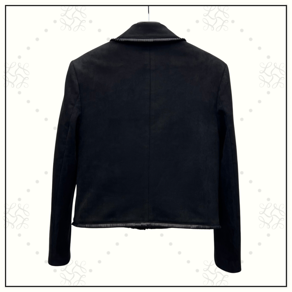 SUEDE JACKET & MINI SKIRT