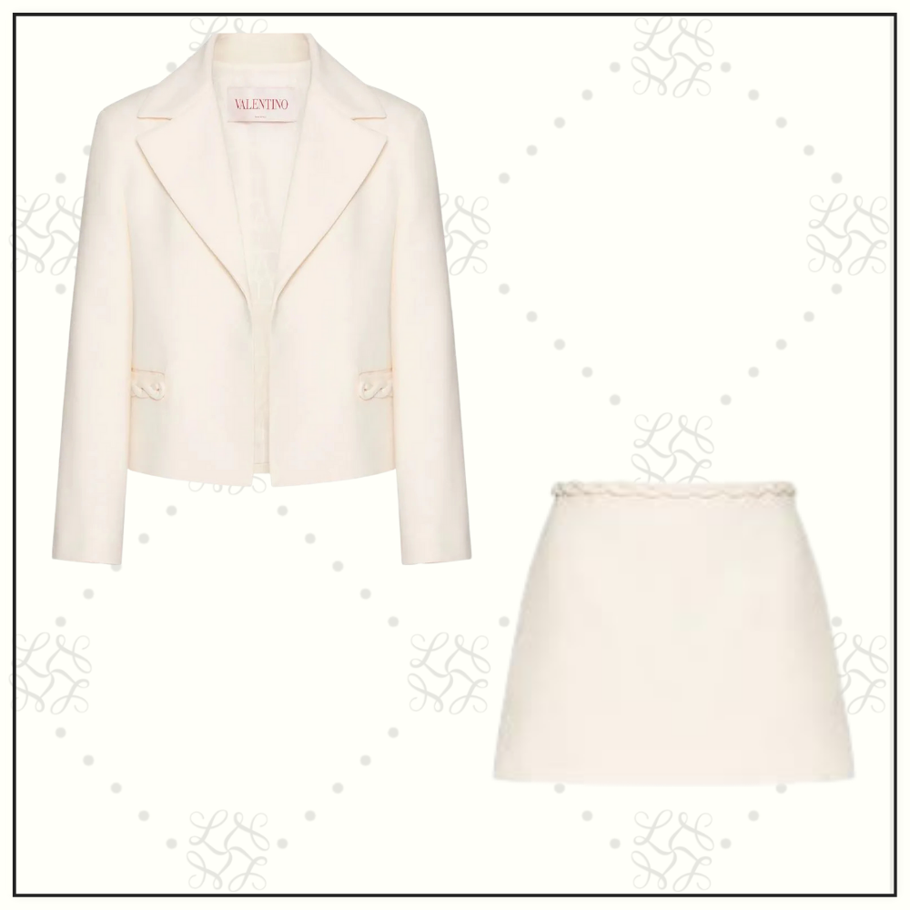 CREPE COUTURE JACKET & MINI SKIRT