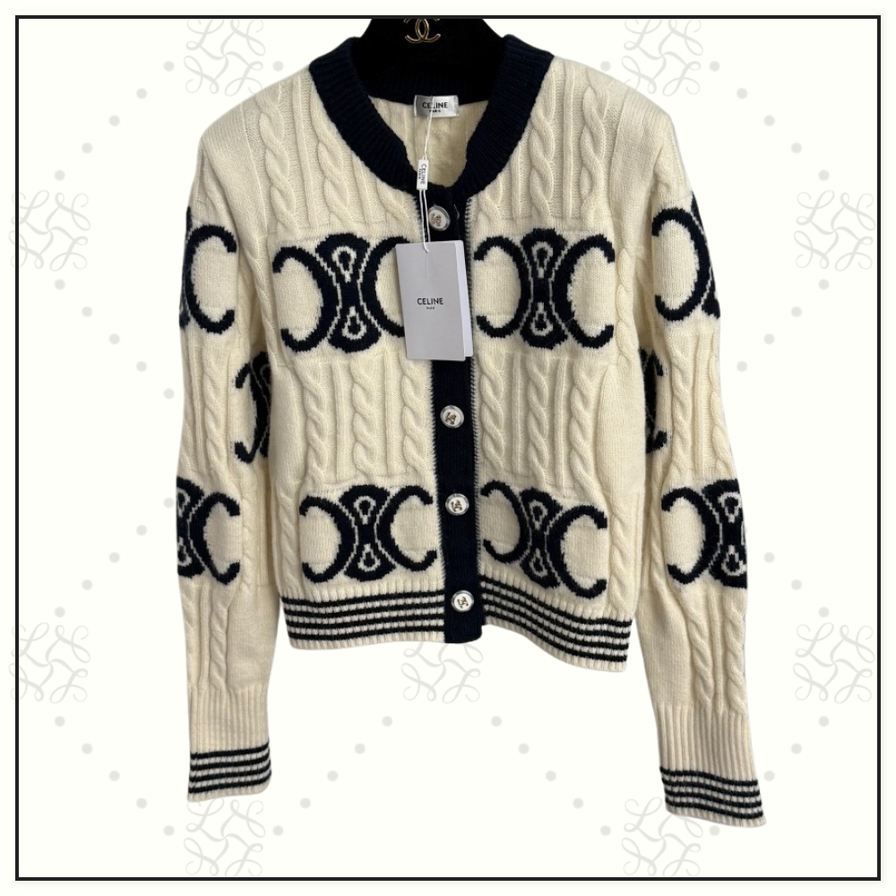 FINE WOOL TRIOMPHE CARDIGAN