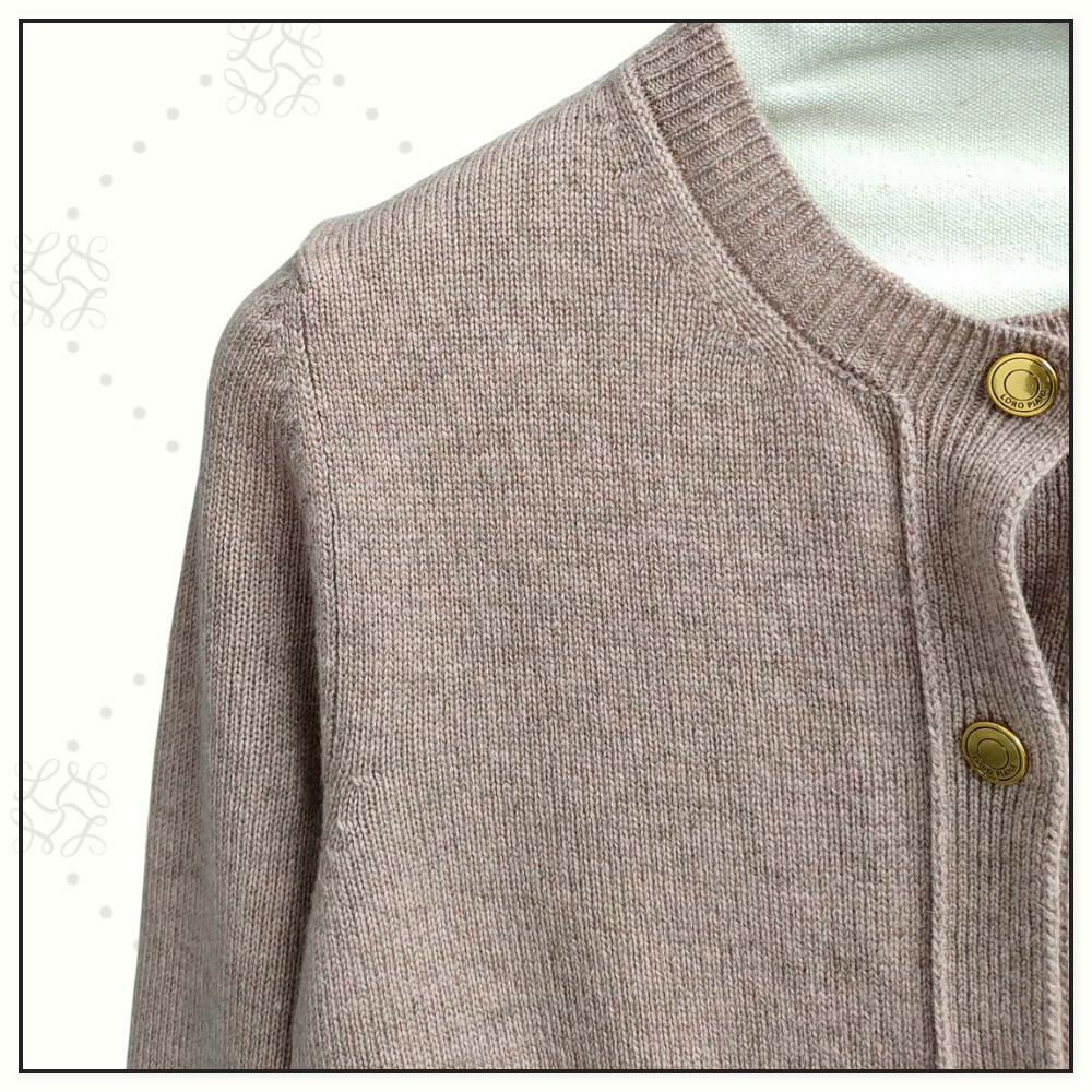 CASHMERE LINEN ROSE ISLAND CARDIGAN