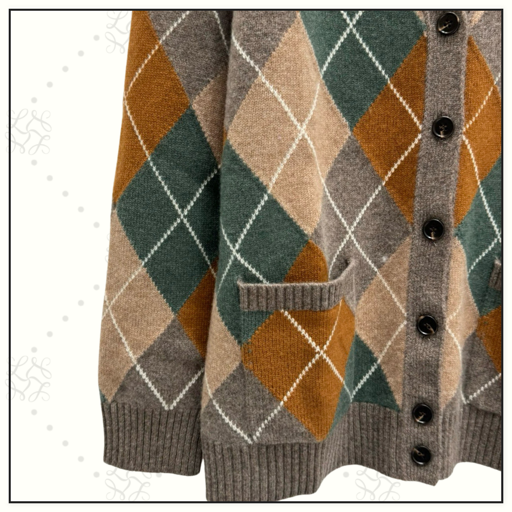 DRUMOAK VIRGIN WOOL CARDIGAN