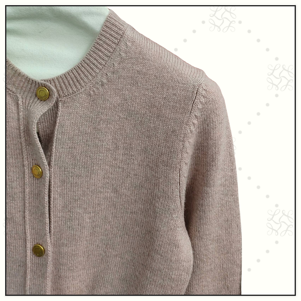 CASHMERE LINEN ROSE ISLAND CARDIGAN