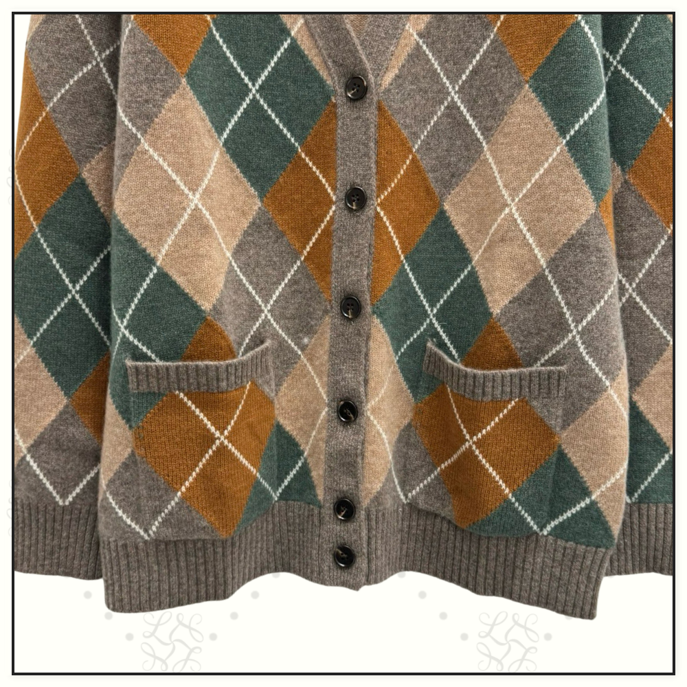 DRUMOAK VIRGIN WOOL CARDIGAN