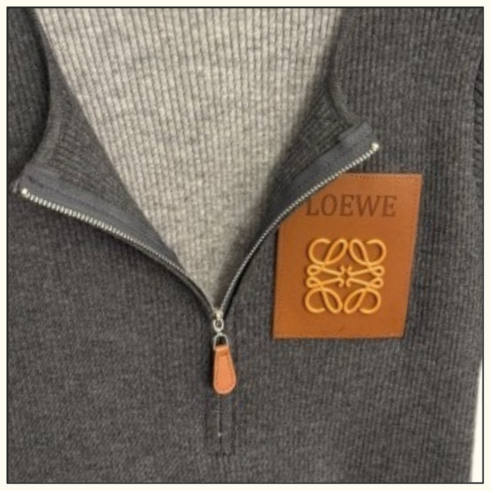 HALF ZIP TURTLENECK