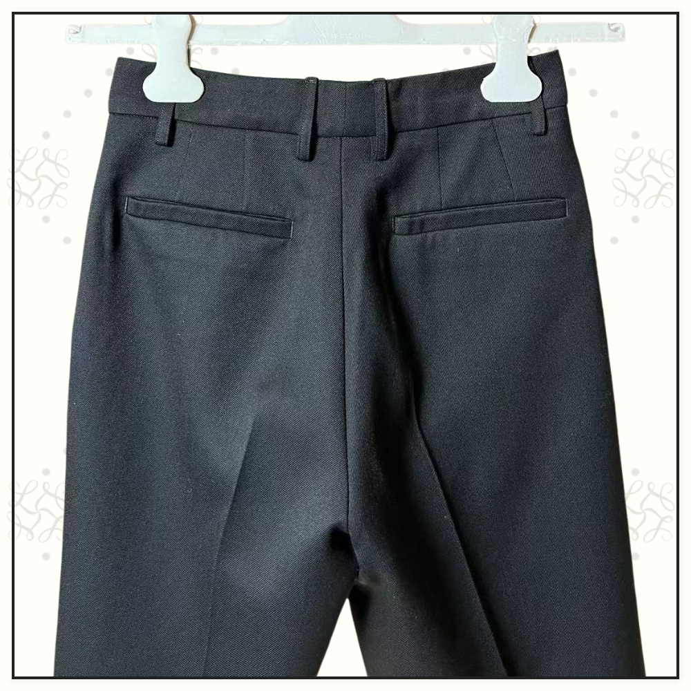 HIGH WAISTED WOOL BLEND SHORT