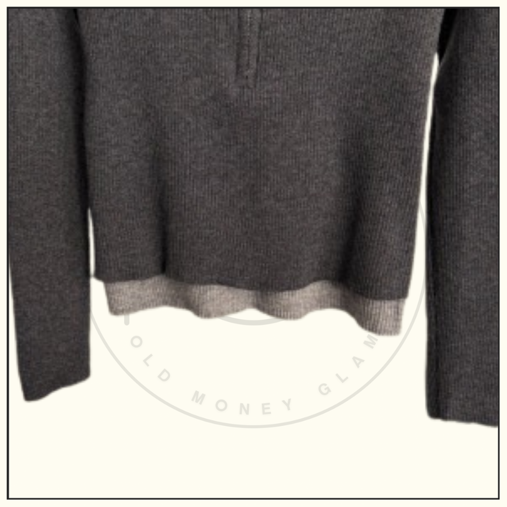 HALF ZIP TURTLENECK