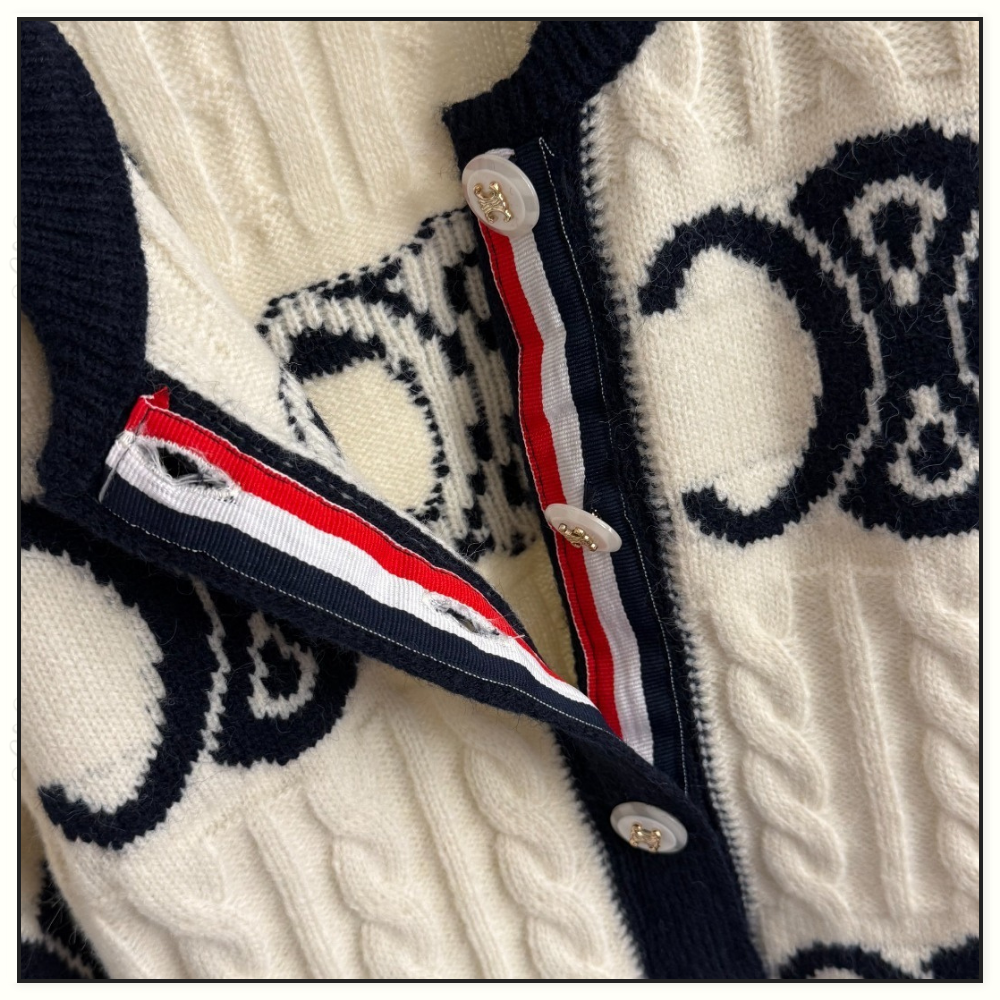 FINE WOOL TRIOMPHE CARDIGAN