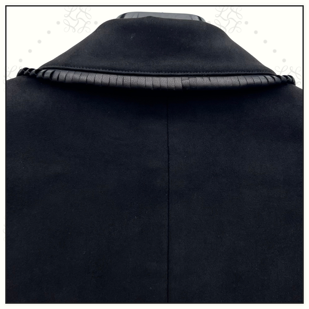 SUEDE JACKET & MINI SKIRT