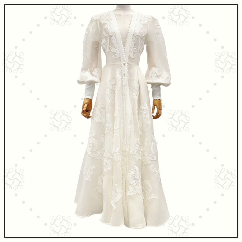 RADIATE APPLIQUÉ FLIP MAXI DRESS