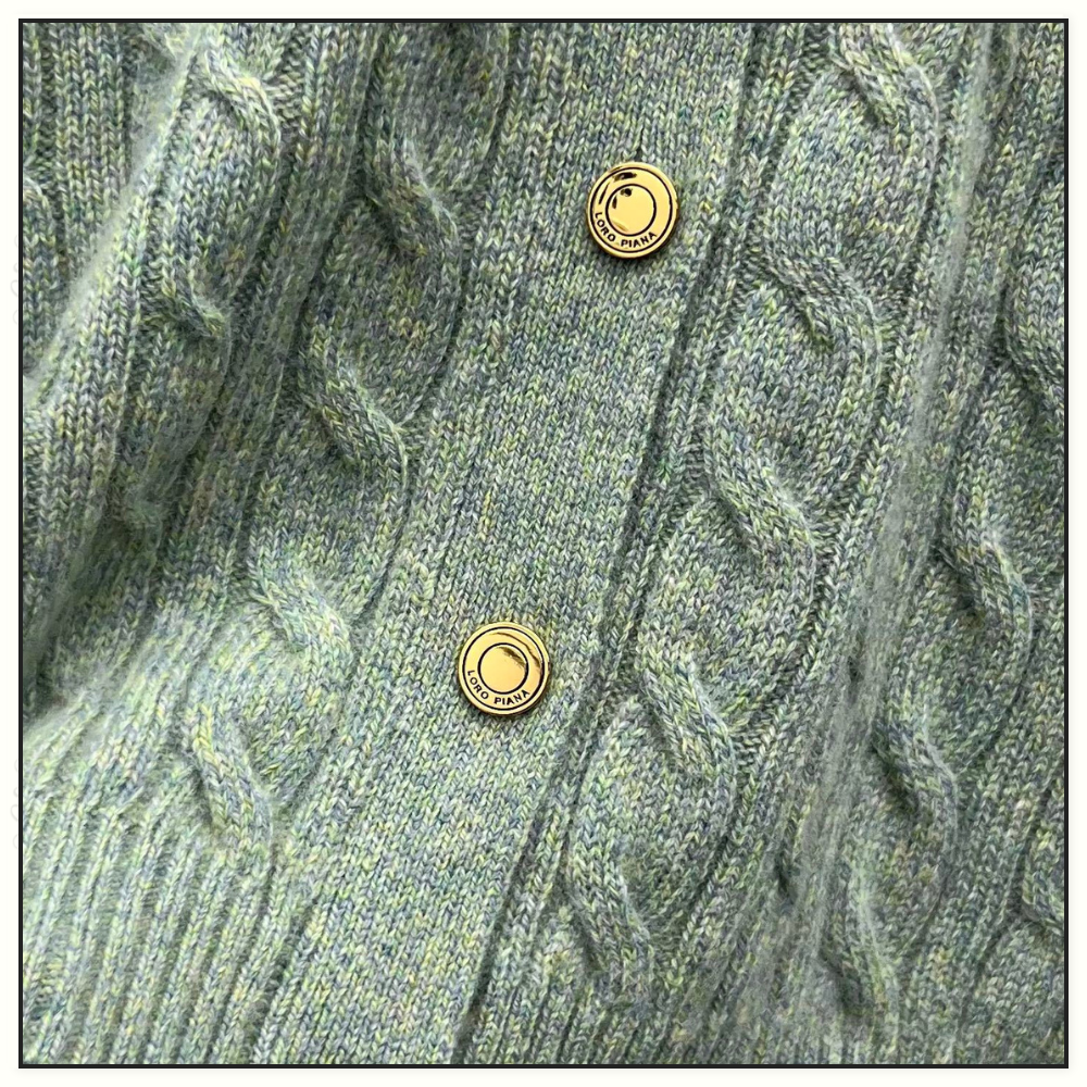 BABY CASHMERE CABLE KNIT CARDIGAN