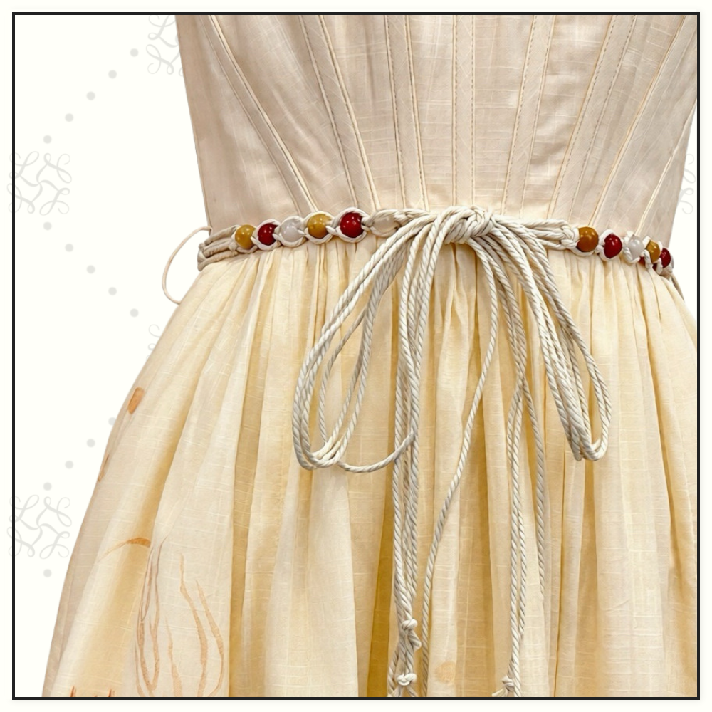 WANDERLUST CORSET MIDI DRESS