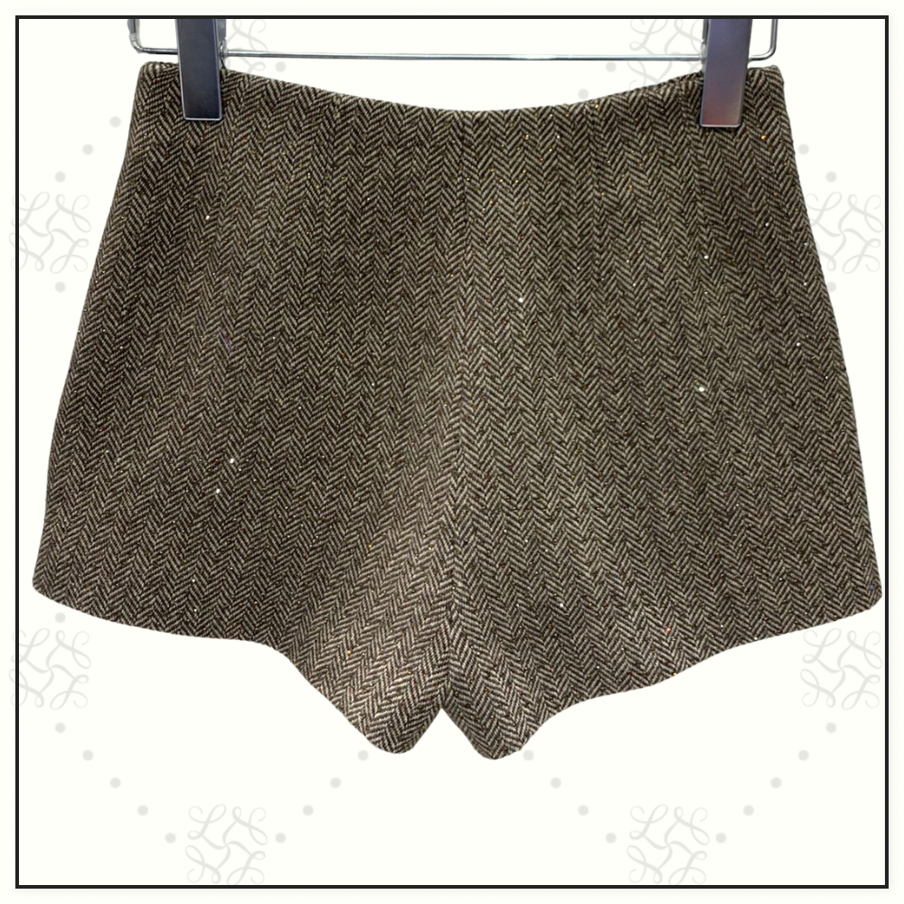 HERRINGBONE SHORT