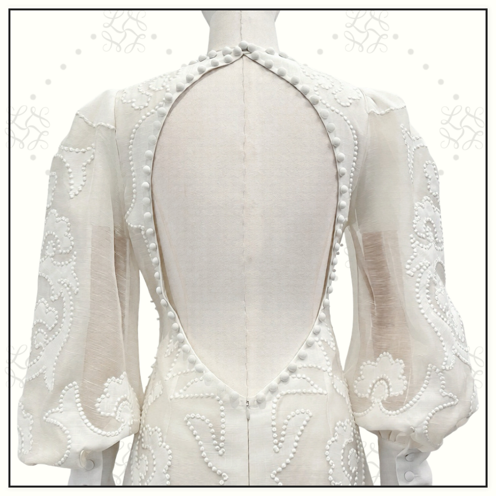 RADIATE APPLIQUÉ FLIP MINI DRESS