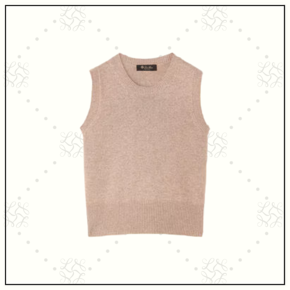CASHMERE LINEN ROSE ISLAND TOP