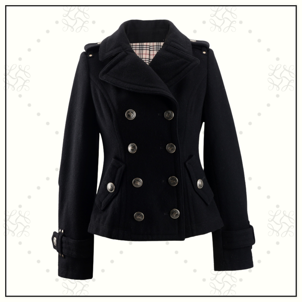 DOUBLE BREASTED PEACOAT