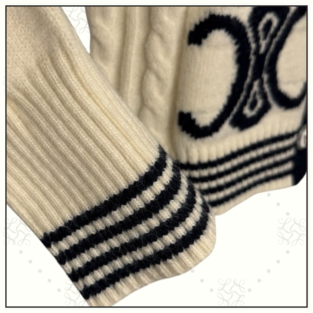 FINE WOOL TRIOMPHE CARDIGAN