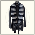 CASHMERE COAT WITH MINK COLLAR