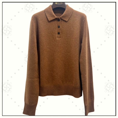 DRUMOAK VIRGIN WOOL POLO SHIRT