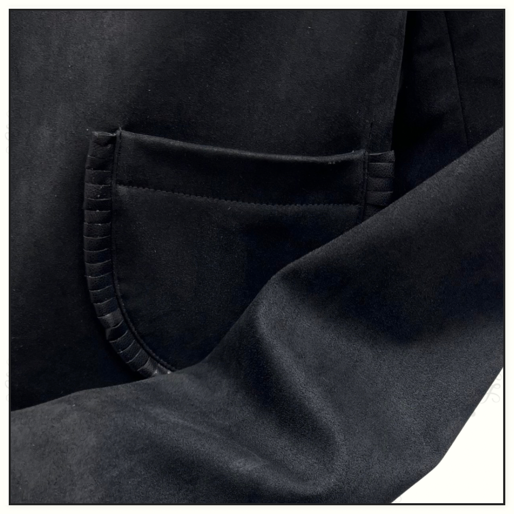 SUEDE JACKET & MINI SKIRT